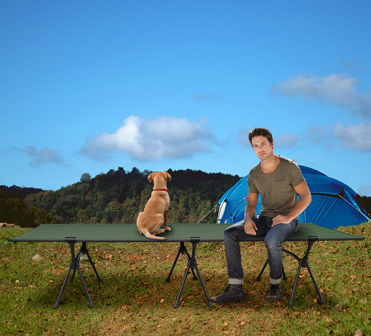 Outdoor Camping Tent, Foldable Bunk Bed Tent, Portable Single Person Marching Bed Tent, Mosquito Proof Beach Tent, Hiking Tent