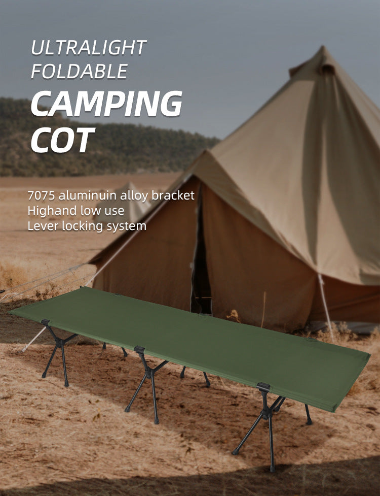 Outdoor Camping Tent, Foldable Bunk Bed Tent, Portable Single Person Marching Bed Tent, Mosquito Proof Beach Tent, Hiking Tent