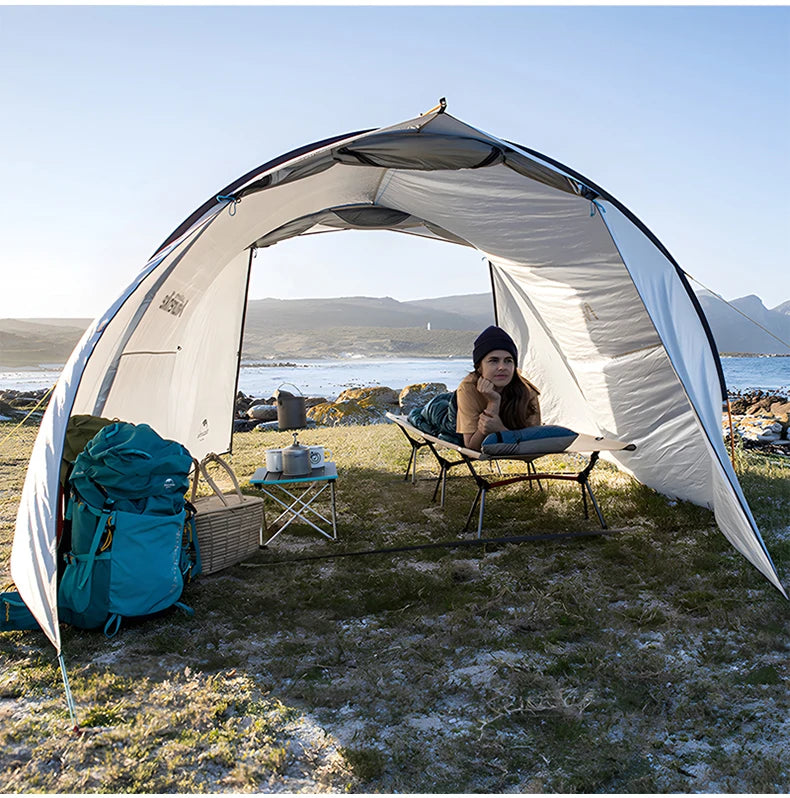 WESTTUNE Camping Cot Portable Folding Bed Ultralight Aluminum Alloy Sleeping Cot for Outdoor Hiking Backpacking Travel