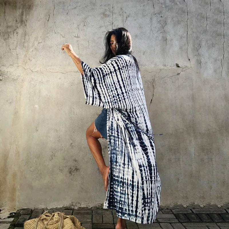 Summer Kimono Robe Cover UP