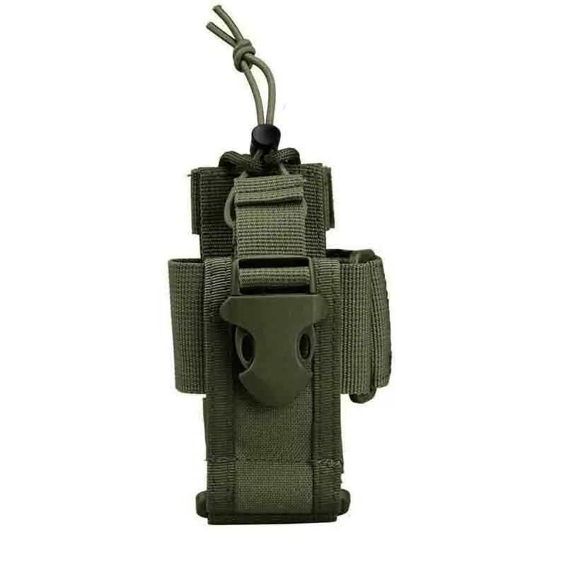 Tactical Molle Radio Pouch Walkie Talkie Holster Nylon Waist Pack Belt Bag Pocket Hunting Accessories