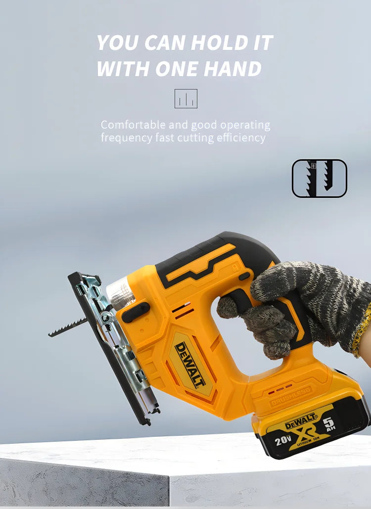 Dewalt 2700RPM Brushless Curve Saw Cordless Electric Jig Saw Portable Adjustable Woodworking Power Tool For Dewalt 20V Battery