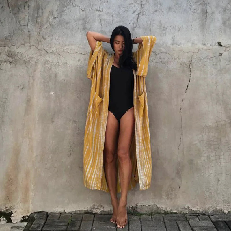 Summer Kimono Robe Cover UP