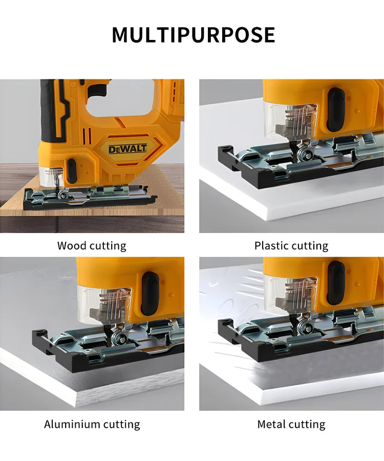 Dewalt 2700RPM Brushless Curve Saw Cordless Electric Jig Saw Portable Adjustable Woodworking Power Tool For Dewalt 20V Battery