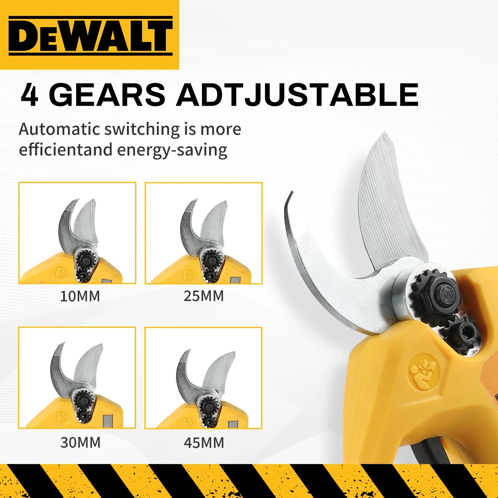 Dewalt Brushless Electric Pruning and Gardening Tool Is Suitable for Pruning Fruit Trees and Comes with An Adaptive Battery