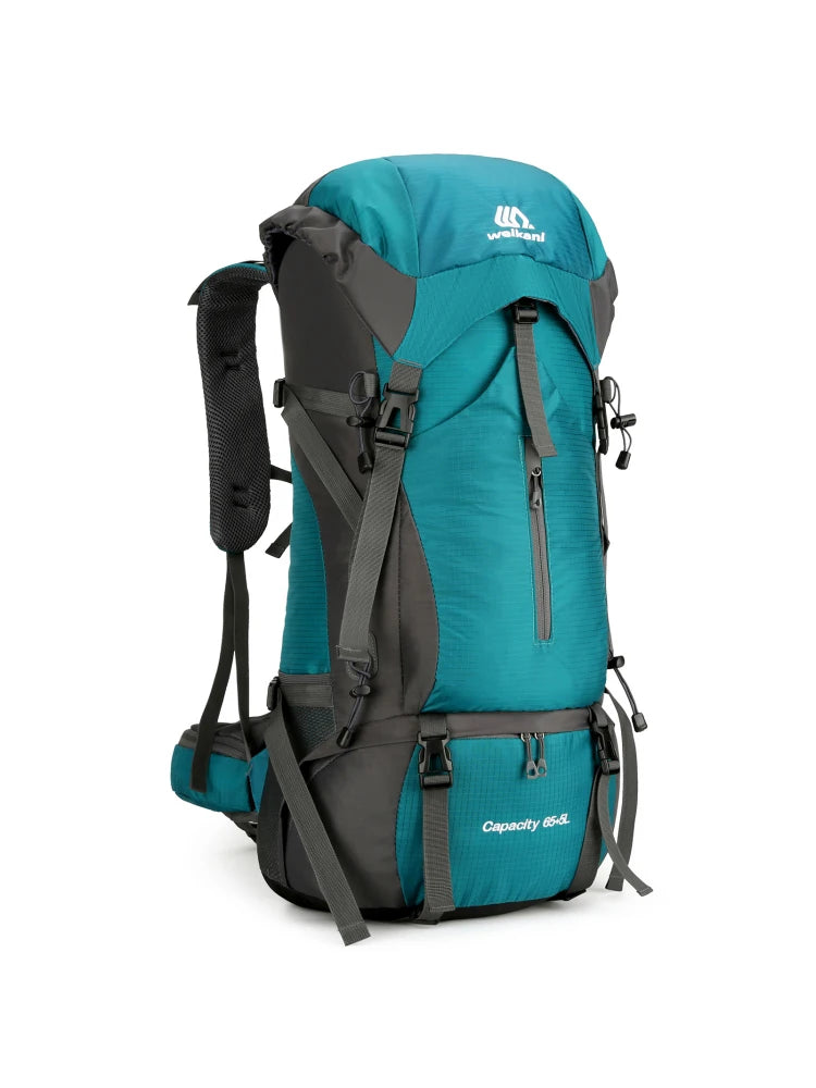 70L Mountaineering Bag Outdoor Sports Backpack Waterproof Hiking Backpack Camping Climbing Rucksack Travel Trekking Rucksack