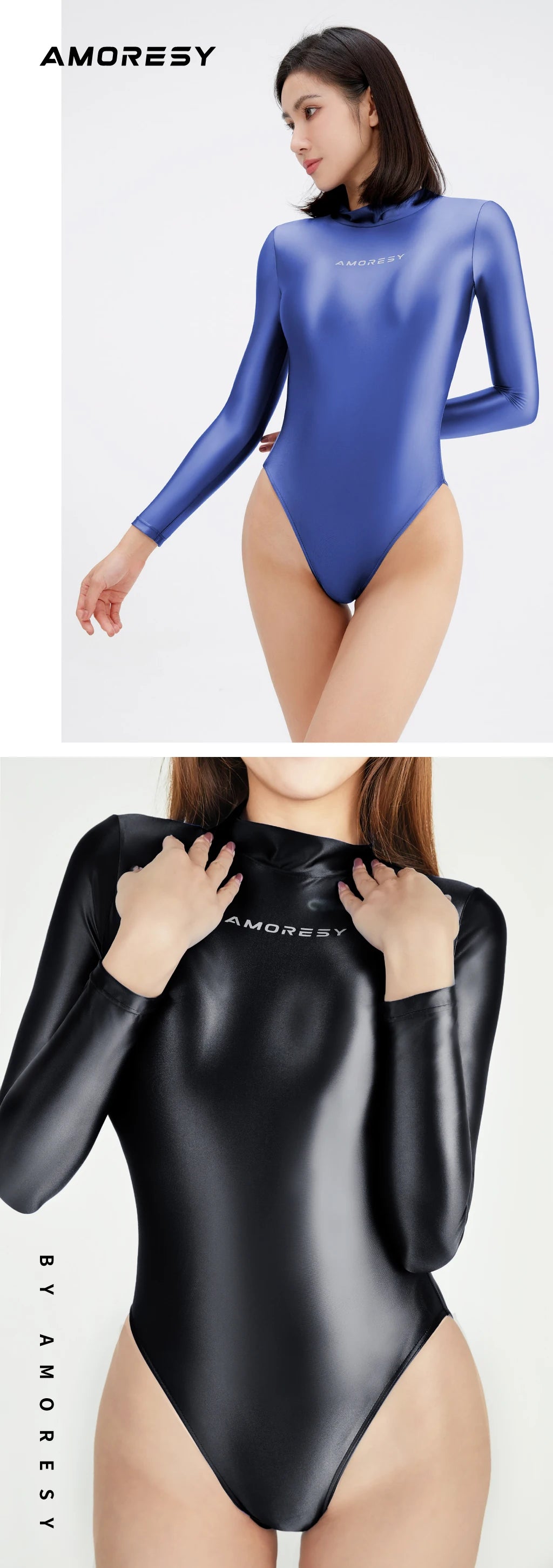 One-Piece Long-Sleeve Swimsuit