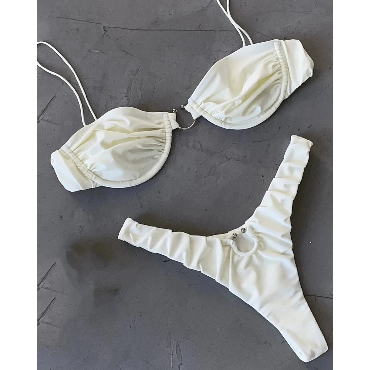 Low Waist High Leg Two Piece Swimsuit