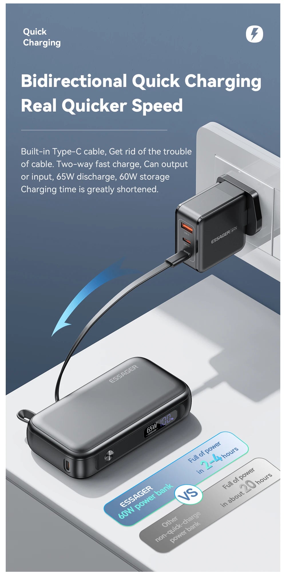 Portable 15000mAh Charger