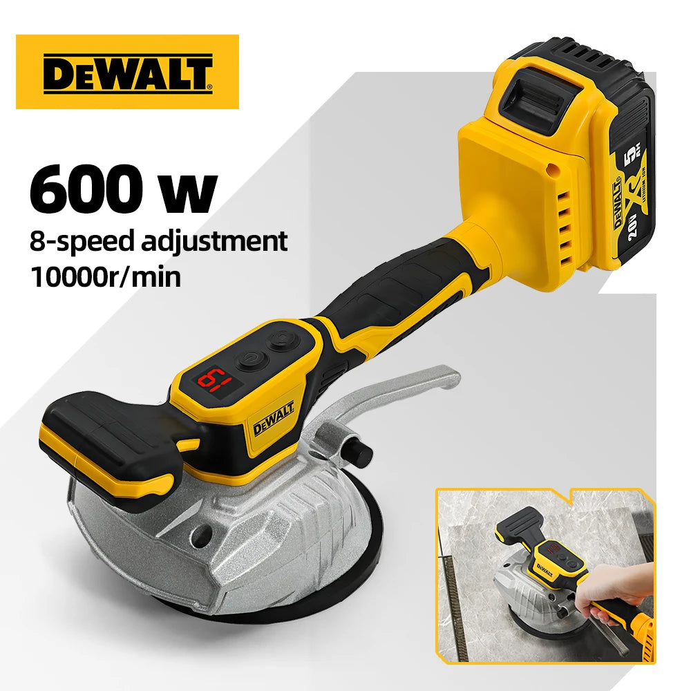 Dewalt 20V Tile Vibrating Tool High Loading Capacity Wall Floor Tile Laying Vibrating Tool 8 Adjustable Slip-proof Tools
