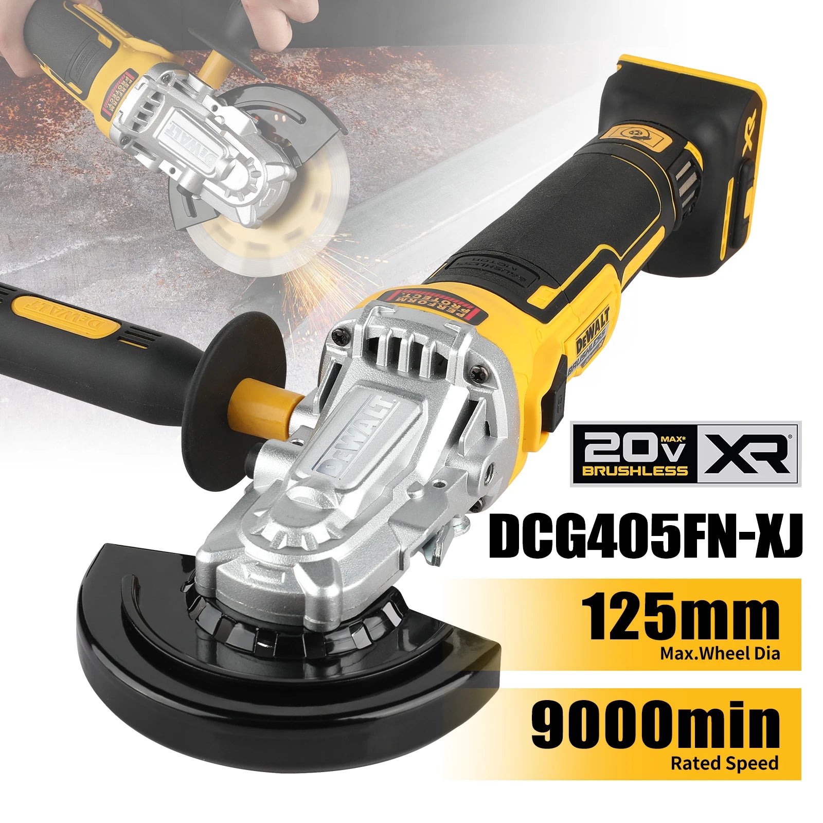 2025 DEWALT 20V MAX Drill And Grinder Kit, Power Tool Set, 2 Batteries and Charger Included