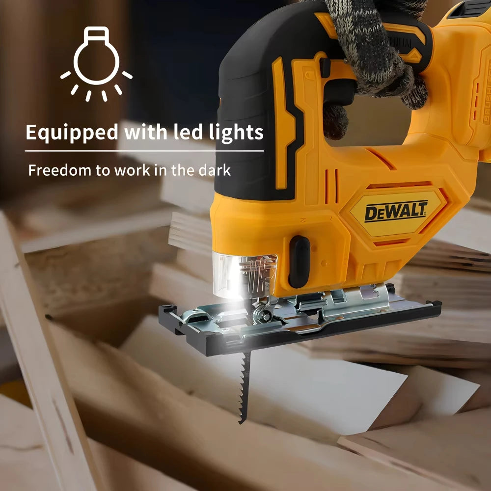 Dewalt 2700RPM Brushless Curve Saw Cordless Electric Jig Saw Portable Adjustable Woodworking Power Tool For Dewalt 20V Battery