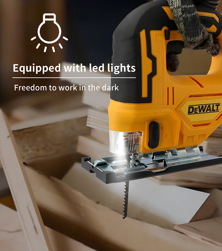 Dewalt 2700RPM Brushless Curve Saw Cordless Electric Jig Saw Portable Adjustable Woodworking Power Tool For Dewalt 20V Battery