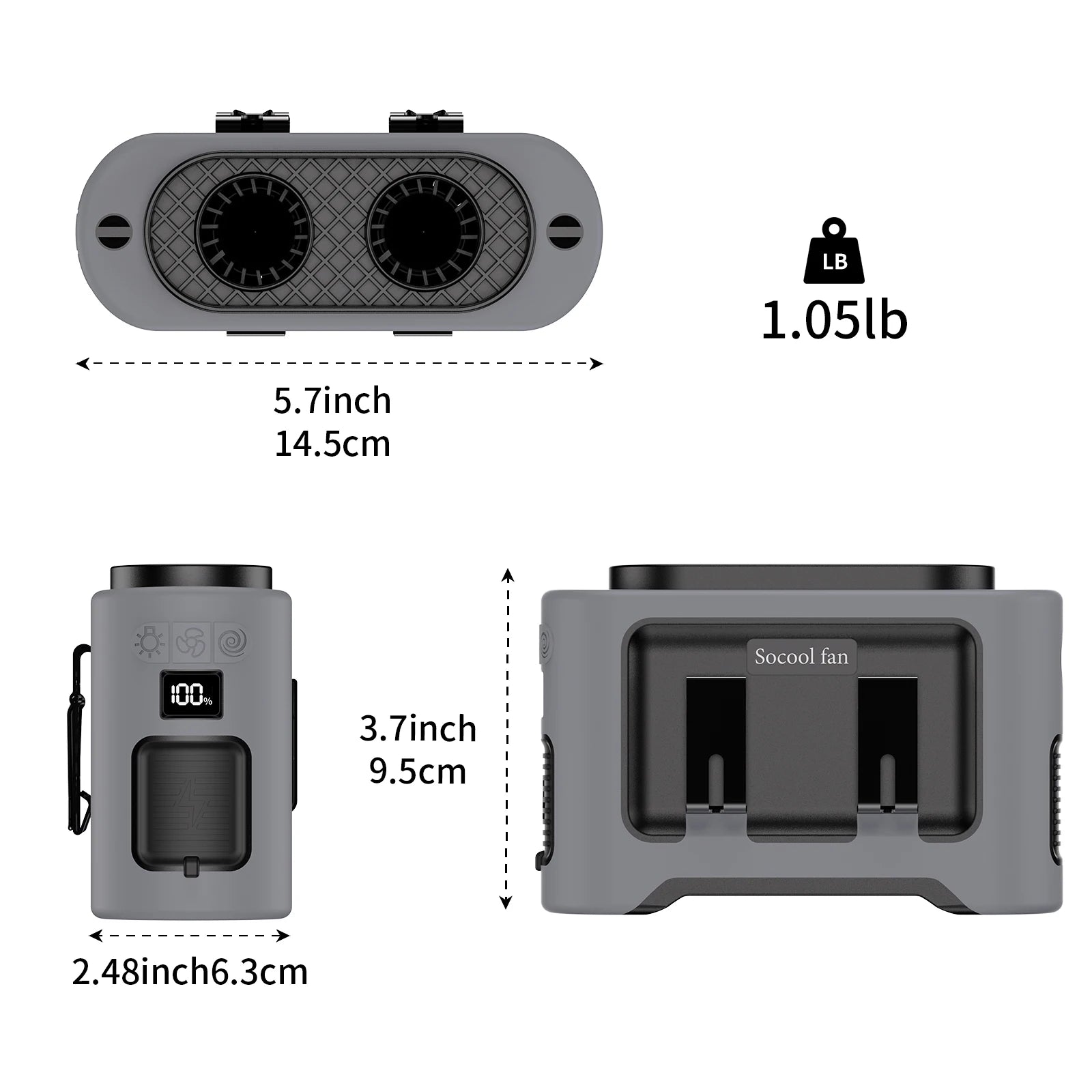 Portable Waist Fan