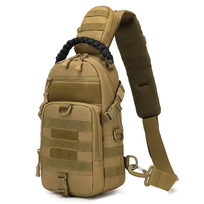 Camping Chest Bag Tactical Backpack for Men Sports Shoulder Outdoor Hiking Climbing Cycling Fishing MOLLE Sling Bag Fanny Pack