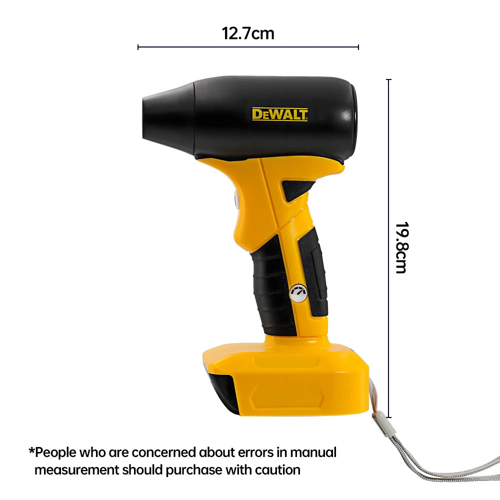 Dewalt 20V Battery Air blower 130000RPM Turbo Jet Fan Brushless Motor Handheld Duct Fan Electric Air Duster Adjustable windspeed