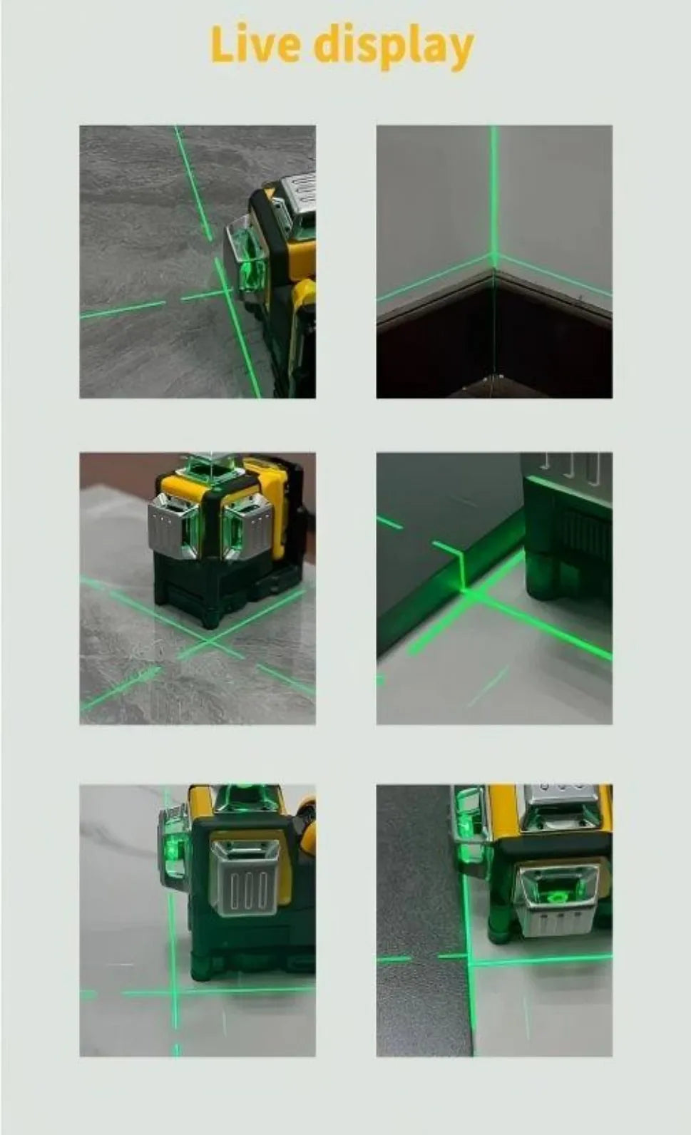 2025 DEWALT  12 Lines 3 Sides*360 laser laser level tools laser leveling tool Laser pointlaser leveling tool