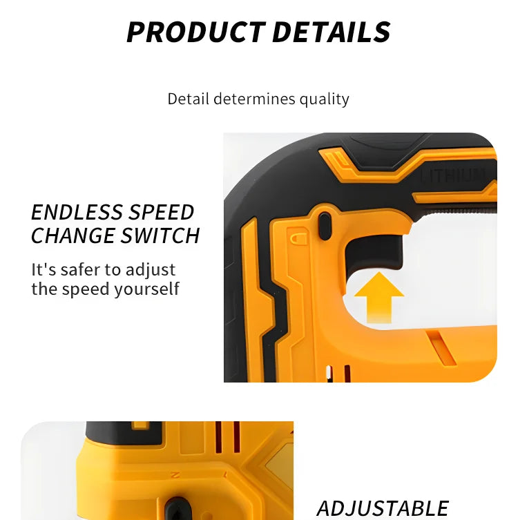 Dewalt 2700RPM Brushless Curve Saw Cordless Electric Jig Saw Portable Adjustable Woodworking Power Tool For Dewalt 20V Battery