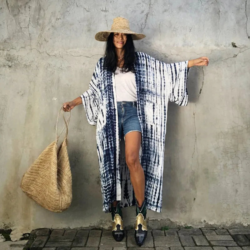 Summer Kimono Robe Cover UP