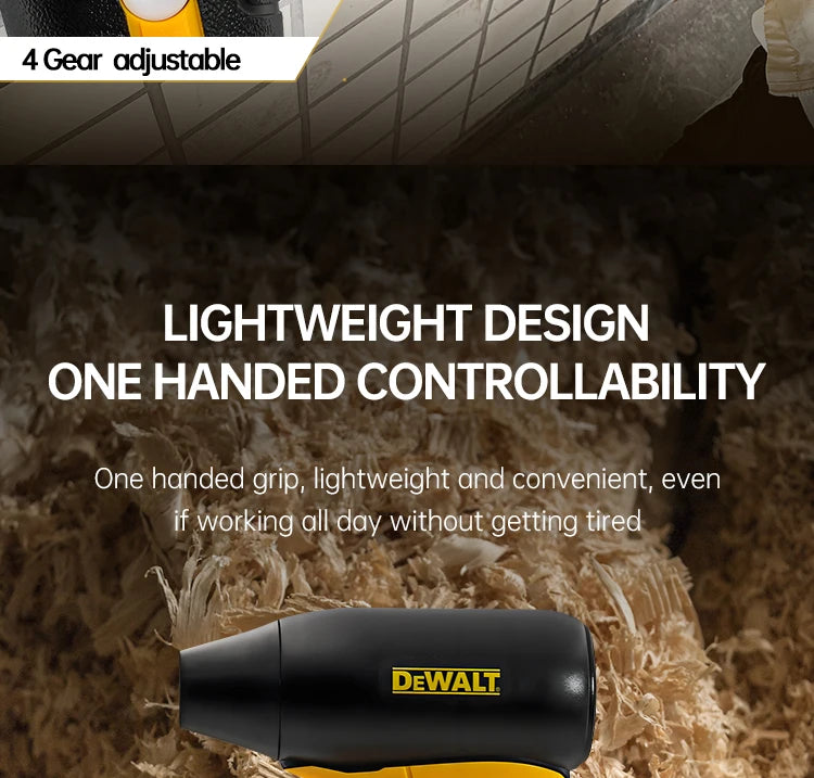 Dewalt 20V Battery Air blower 130000RPM Turbo Jet Fan Brushless Motor Handheld Duct Fan Electric Air Duster Adjustable windspeed
