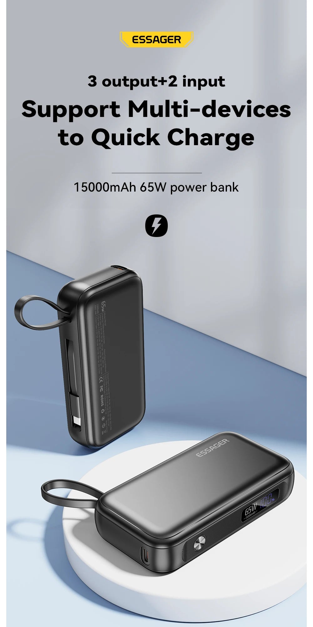 Portable 15000mAh Charger