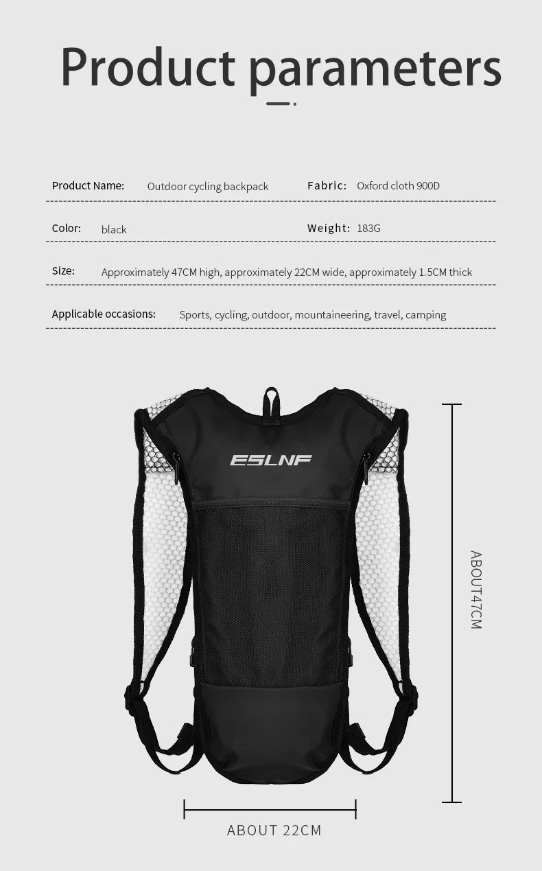 Bike Bags Portable Backpack Large Capacity Cycling Water Bag Outdoor Sport Climbing Hiking Pouch Hydration Backpack