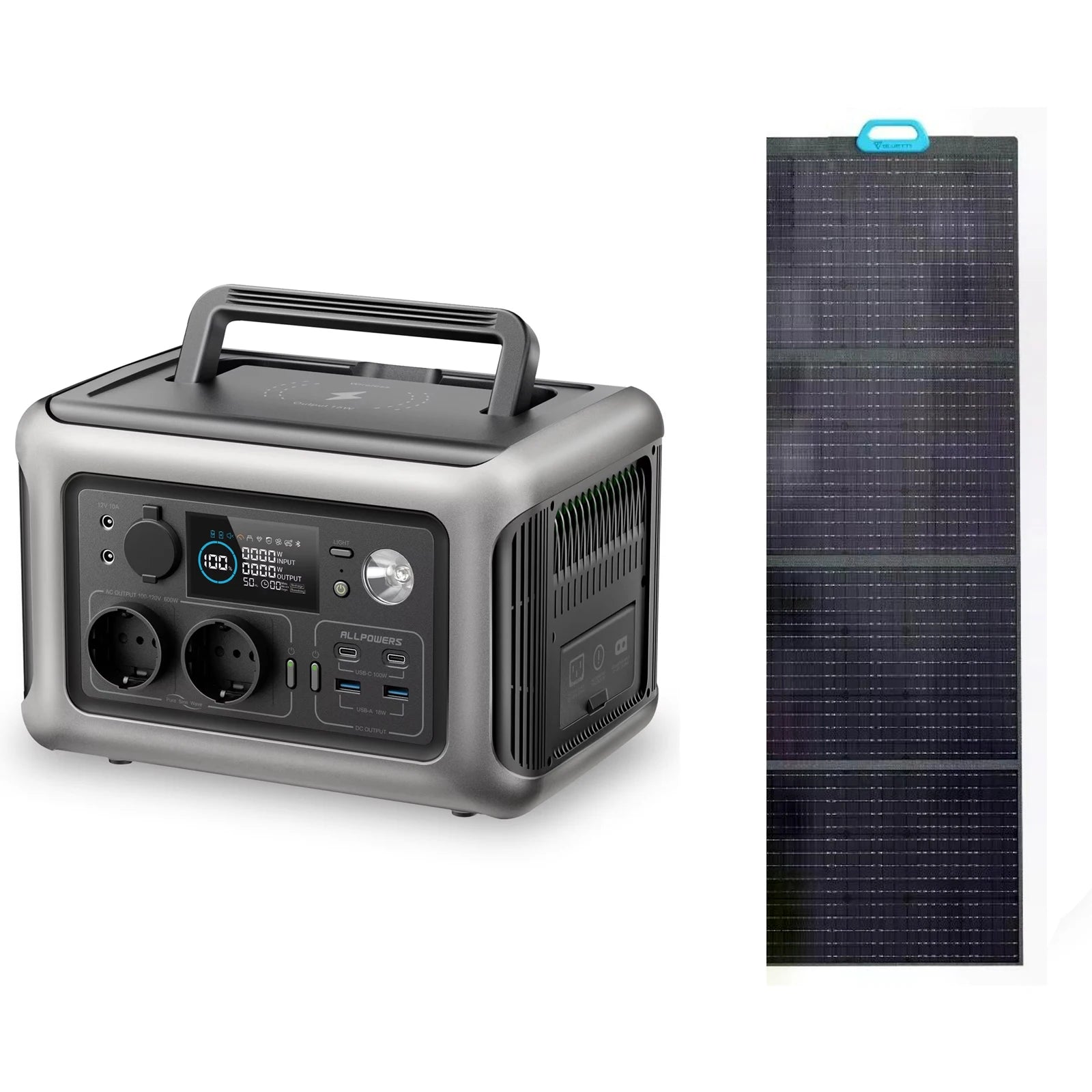 Solar Panel  Battery System With Quick Charge