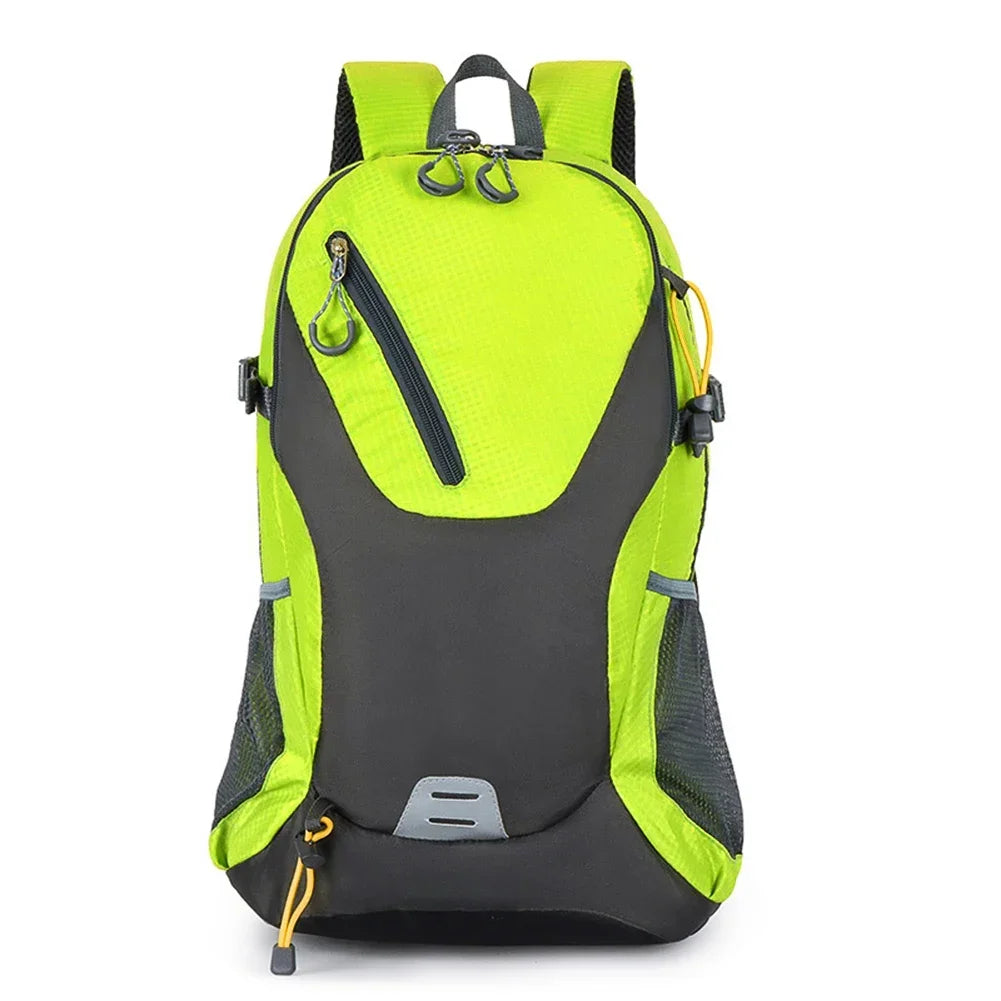 40L Mountaineering Bags Large-capacity Polyester Sports Rucksack with Reflective Tape Men Women Convenient for Climbing Storage