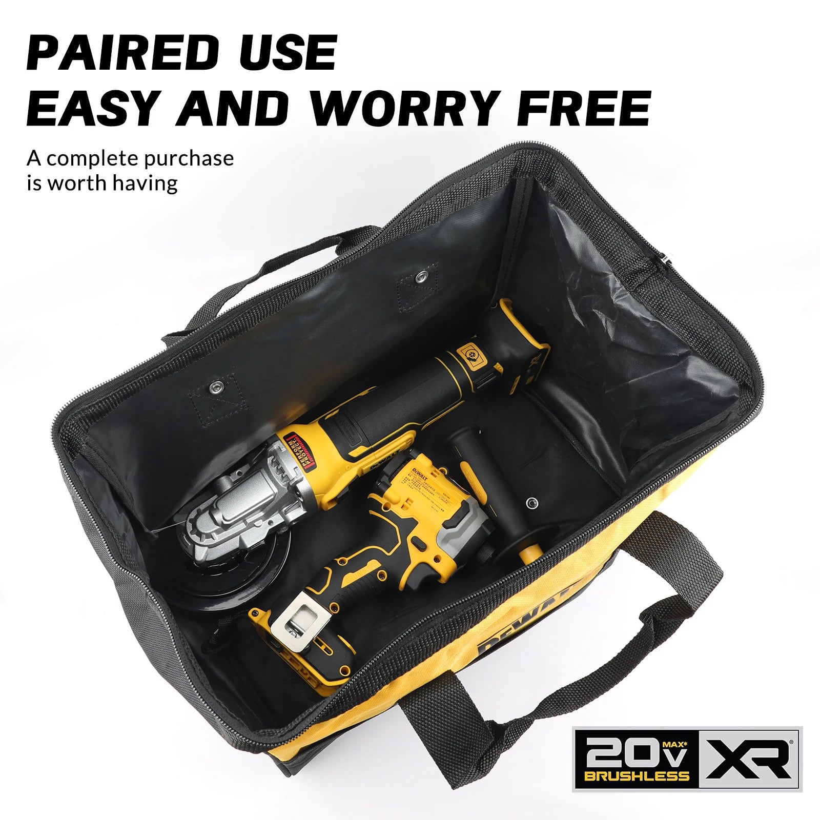 2025 DEWALT 20V MAX Drill And Grinder Kit, Power Tool Set, 2 Batteries and Charger Included
