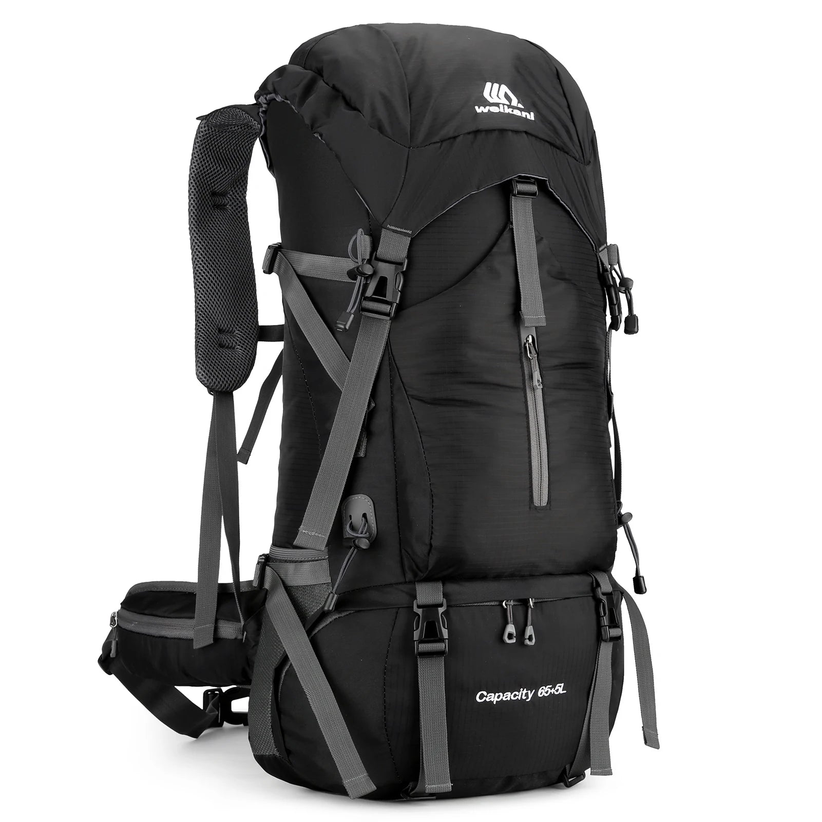 70L Mountaineering Bag Outdoor Sports Backpack Waterproof Hiking Backpack Camping Climbing Rucksack Travel Trekking Rucksack