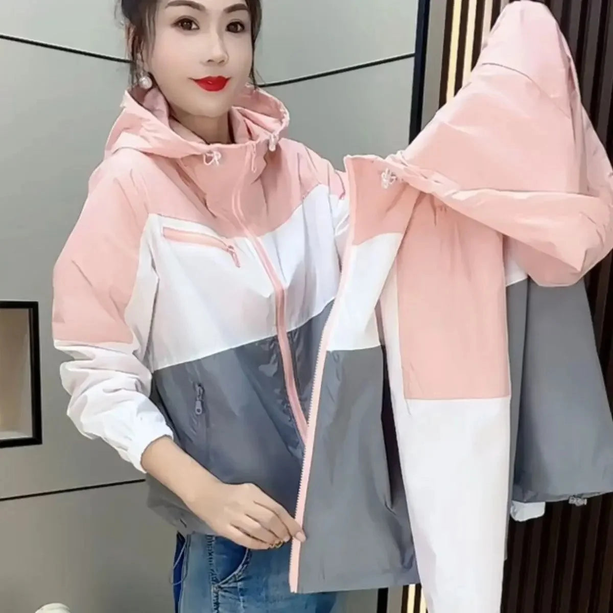Hat-On Coat WindBreaker