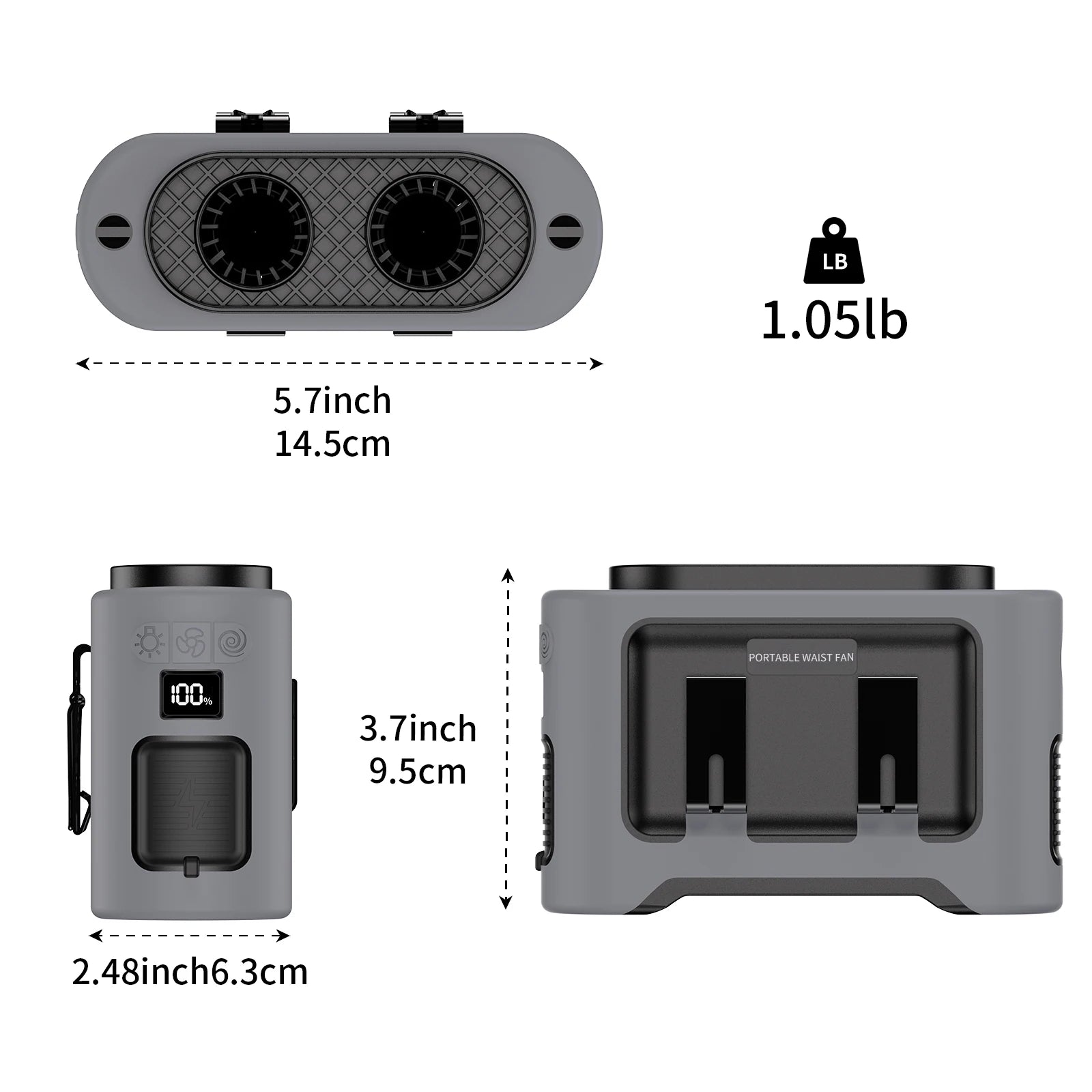 Portable Waist Fan