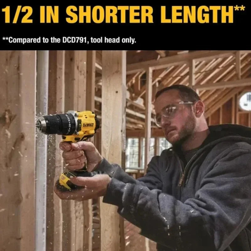 Dewalt 20V DCD805 Cordless Impact Drill Brushless Drill Impact Drill /Driver Kit Tool in Rechargeable Power Tools 2300RPM Wrench