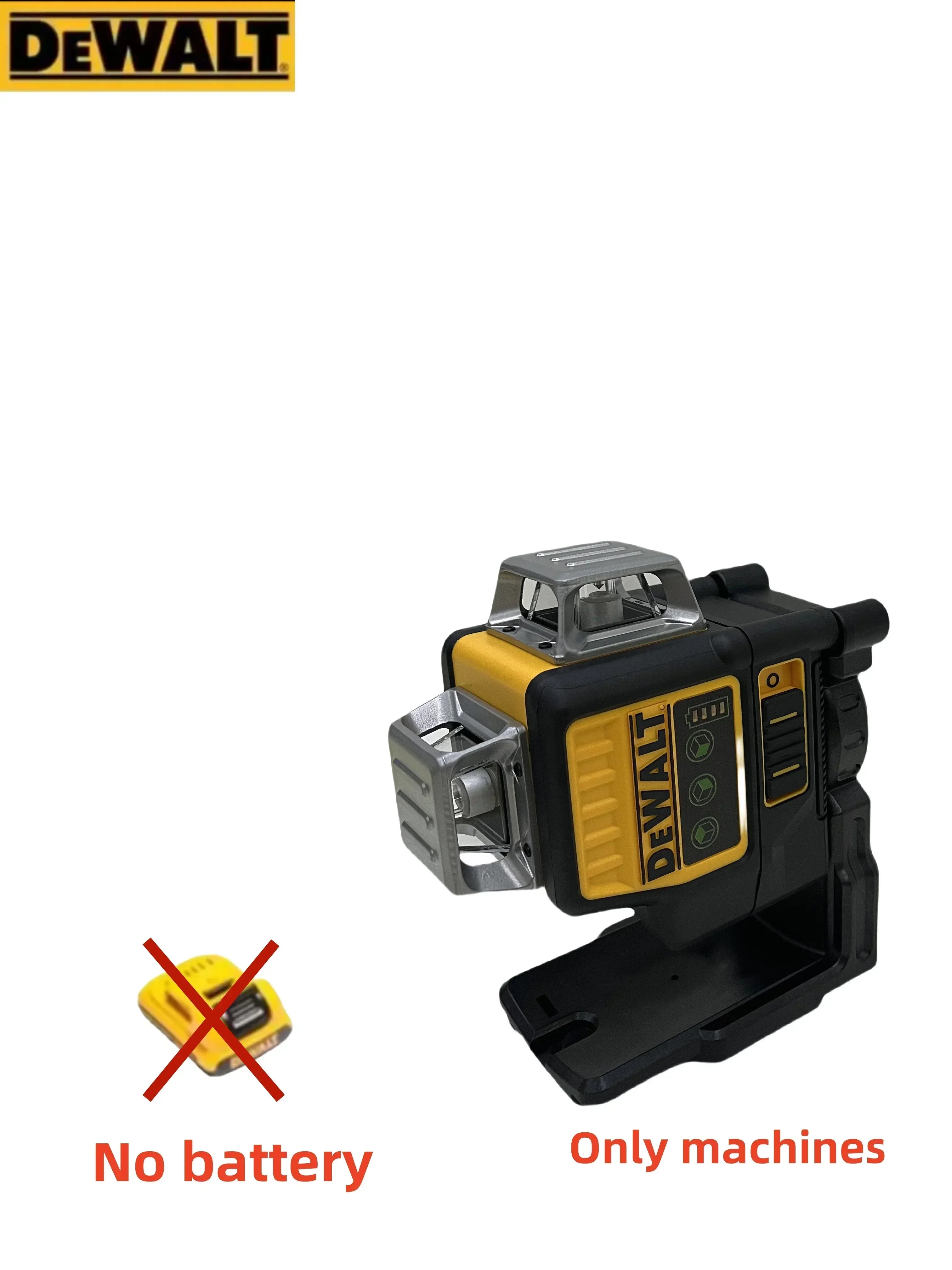 Dewalt DW089 Laser level 3 Sides*360 Degree Vertical 12 Line Self-Leveling Horizontal And Vertical Cross Line Tools 12V Battery