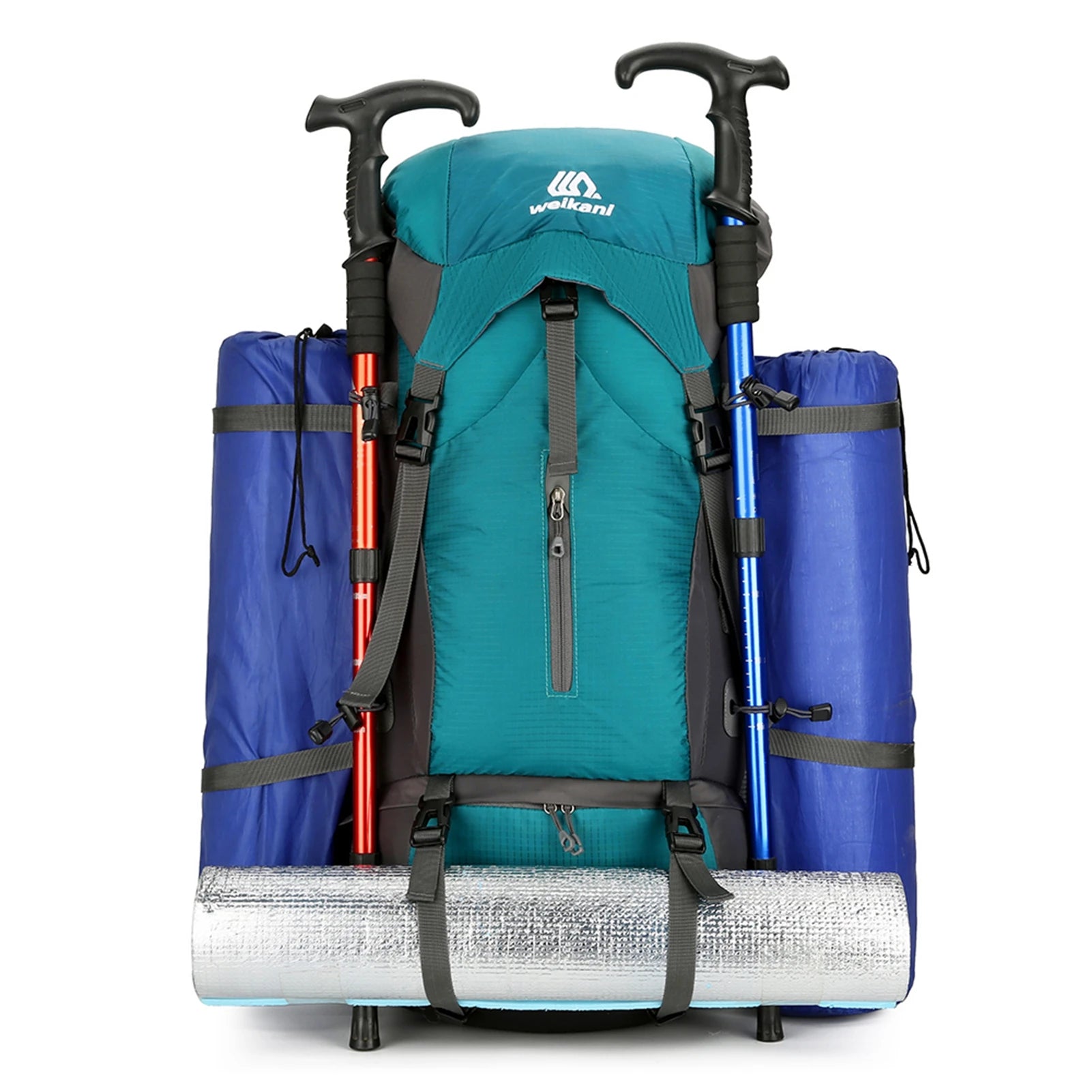 70L Mountaineering Bag Outdoor Sports Backpack Waterproof Hiking Backpack Camping Climbing Rucksack Travel Trekking Rucksack