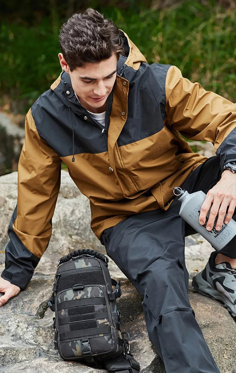 Camping Chest Bag Tactical Backpack for Men Sports Shoulder Outdoor Hiking Climbing Cycling Fishing MOLLE Sling Bag Fanny Pack