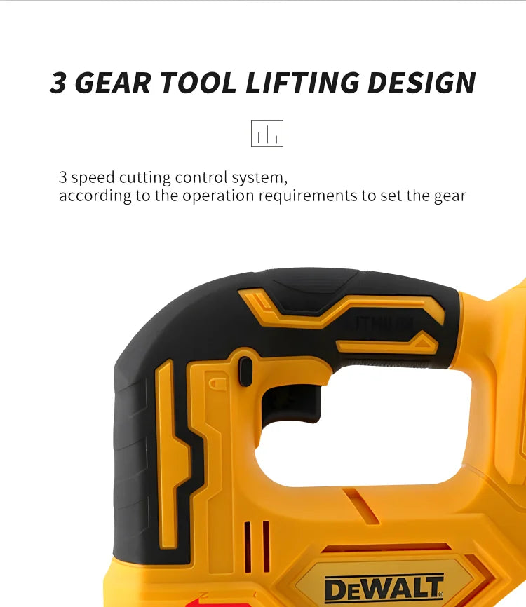 Dewalt 2700RPM Brushless Curve Saw Cordless Electric Jig Saw Portable Adjustable Woodworking Power Tool For Dewalt 20V Battery