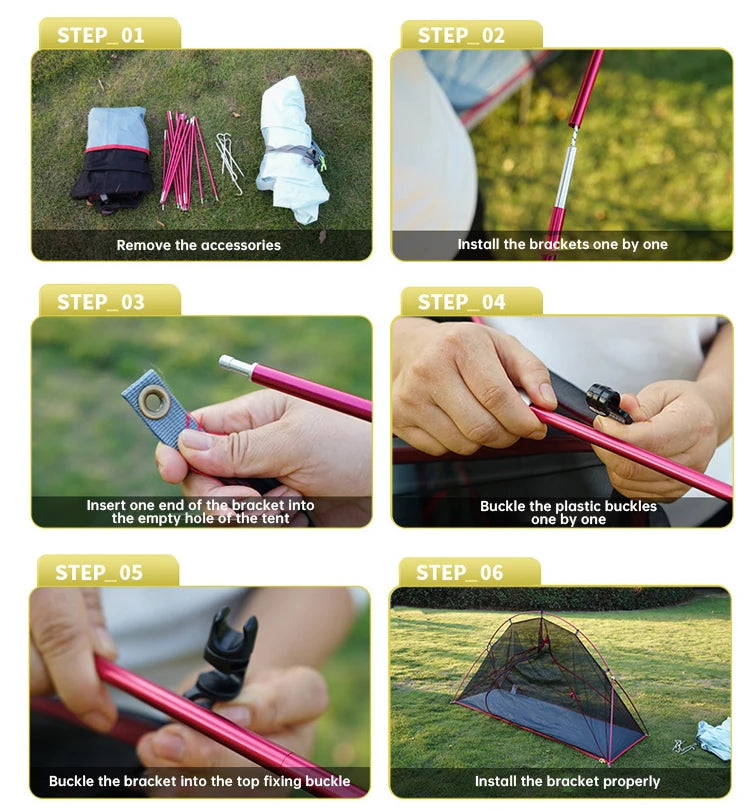 Outdoor Camping Tent, Foldable Bunk Bed Tent, Portable Single Person Marching Bed Tent, Mosquito Proof Beach Tent, Hiking Tent