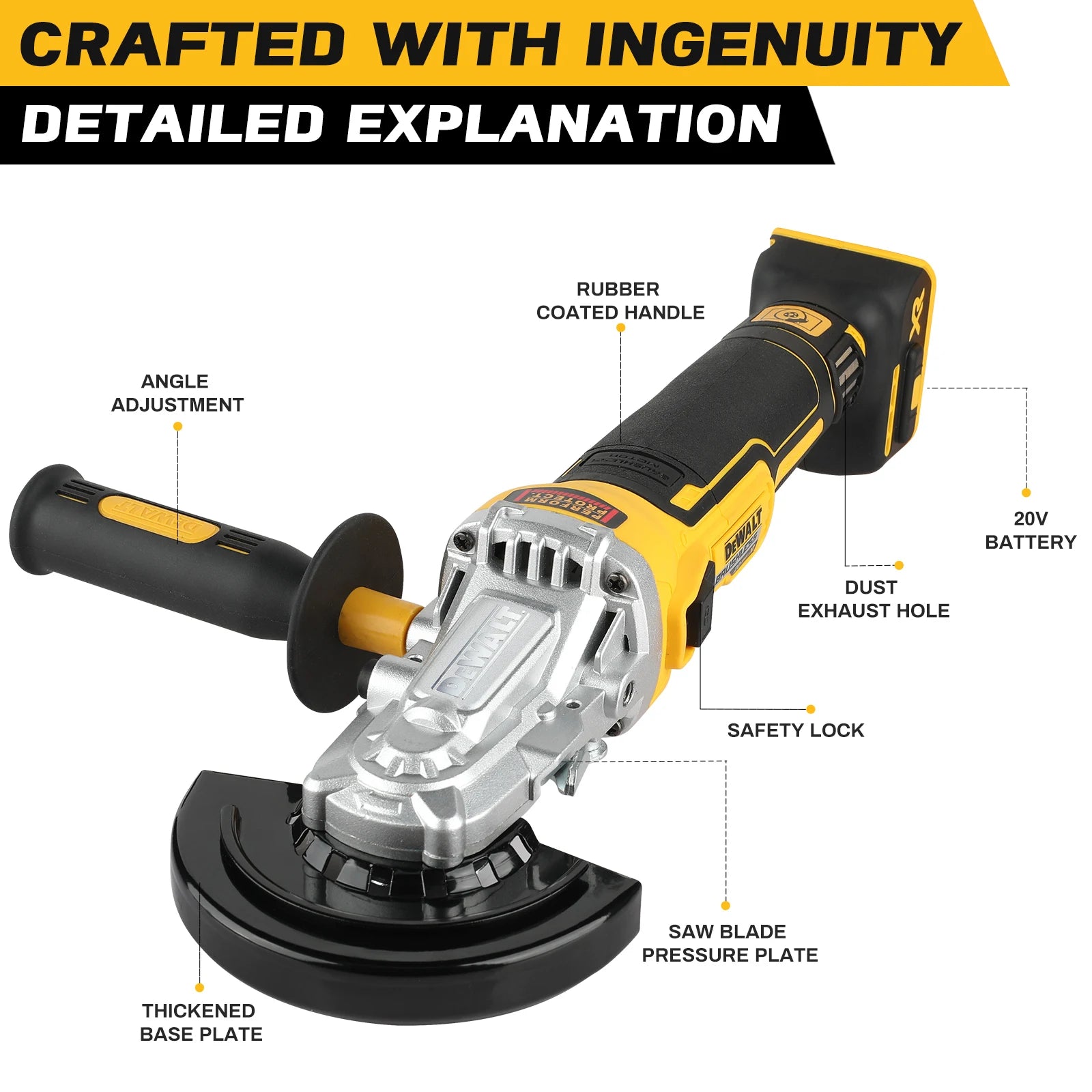 2025 DEWALT 20V MAX Drill And Grinder Kit, Power Tool Set, 2 Batteries and Charger Included